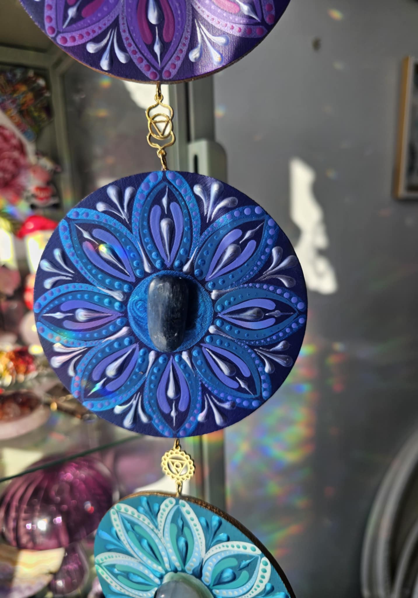 Bannière des 7 Chakra sur bois ✨