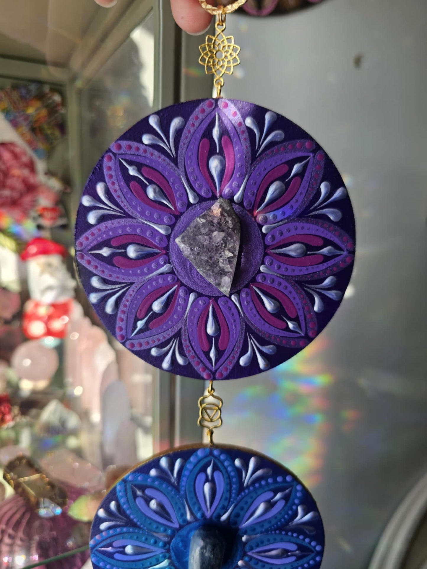 Bannière des 7 Chakra sur bois ✨