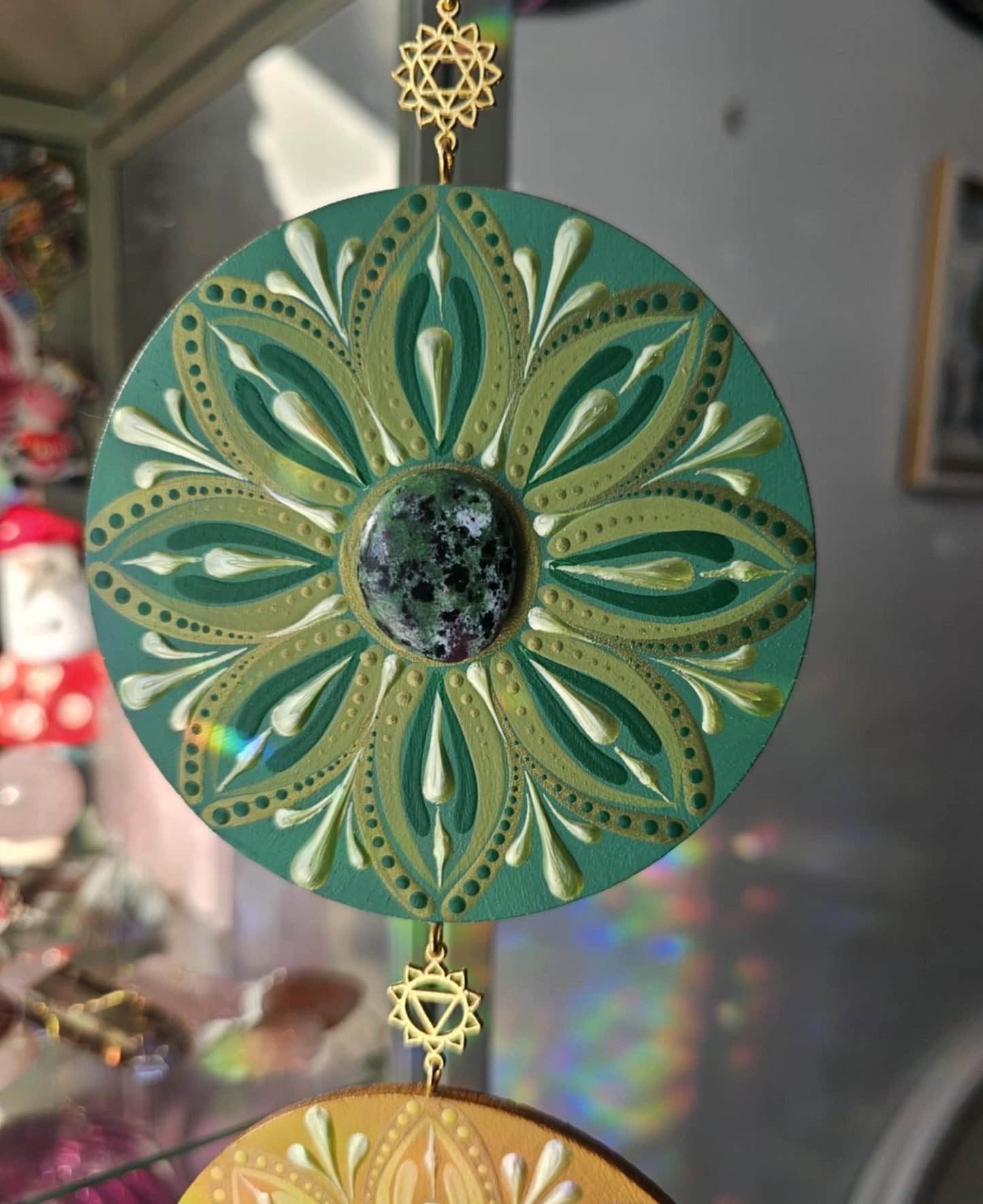 Bannière des 7 Chakra sur bois ✨