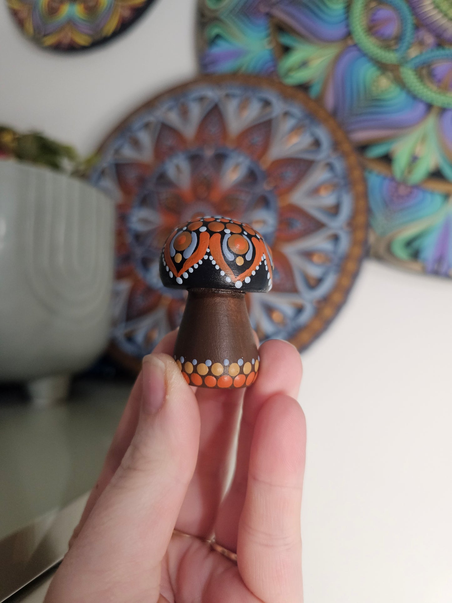 Champignons argile d'azure đ