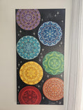 Cosmic Chakra Symphony. Display at the Holistic Harmony Center.