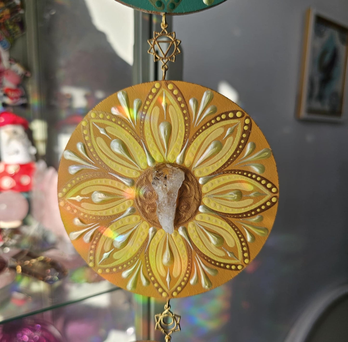 Bannière des 7 Chakra sur bois ✨