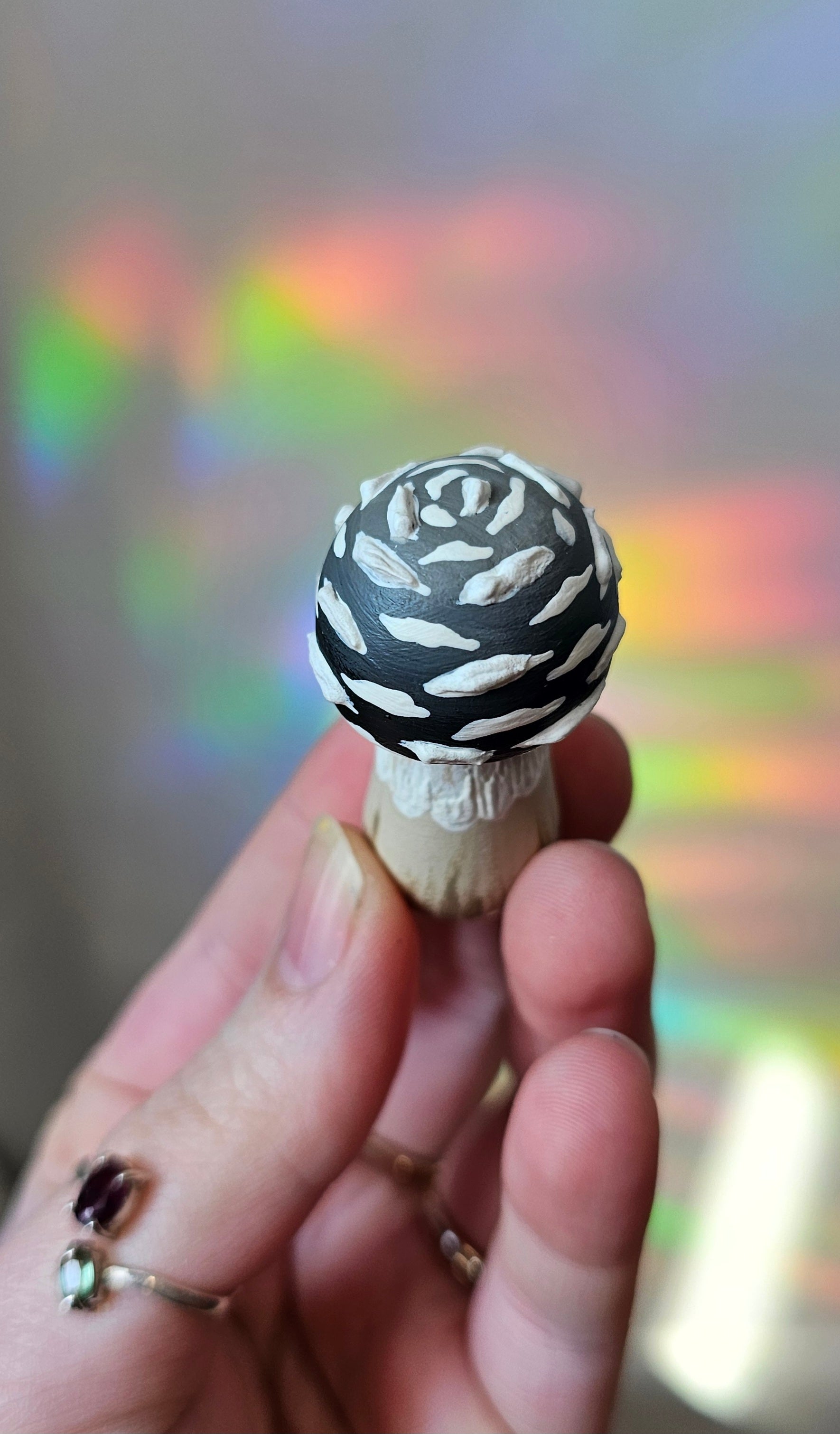 Champignon texturé 🩶🖤