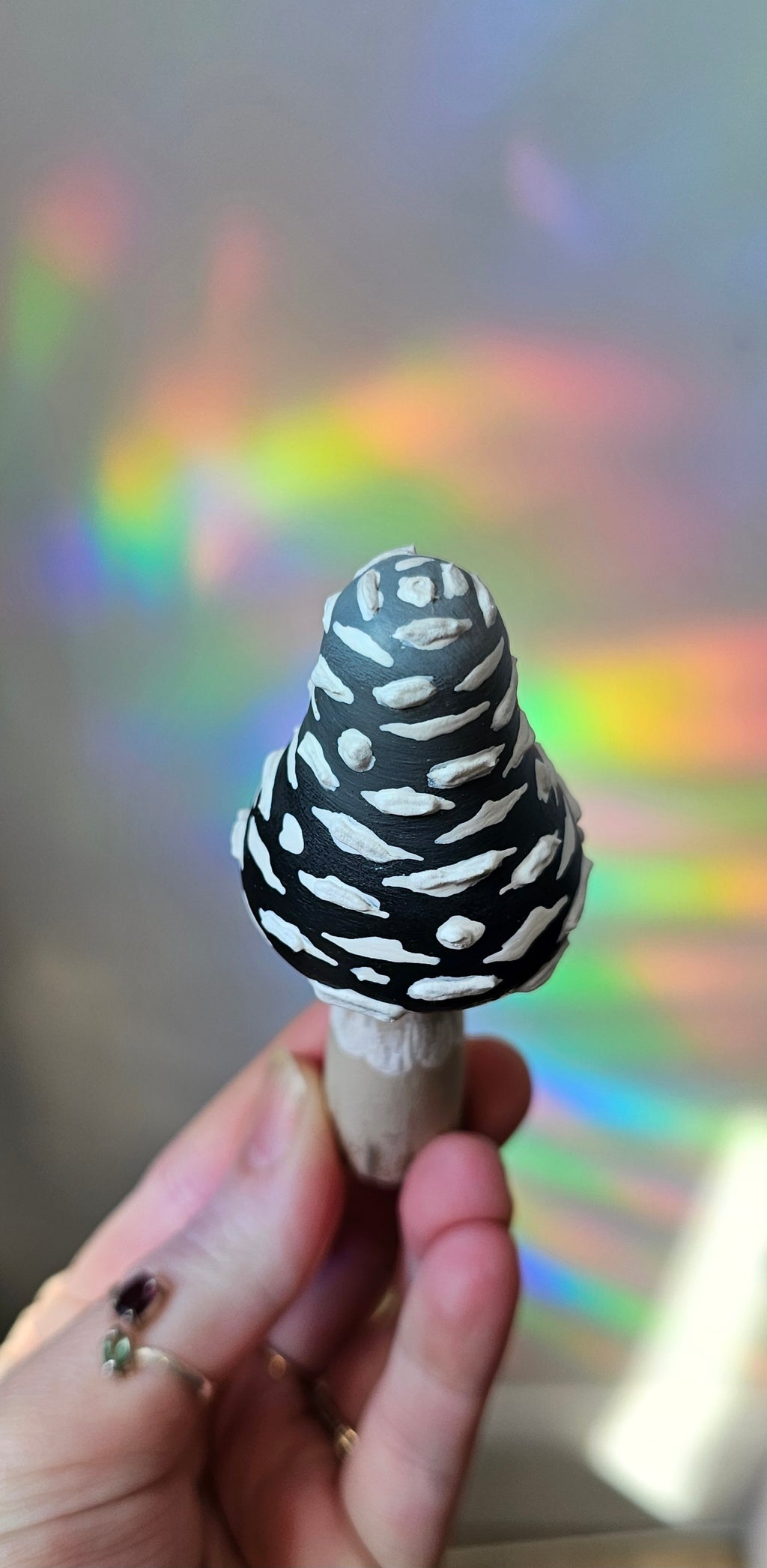Champignon texturé 🖤🤍