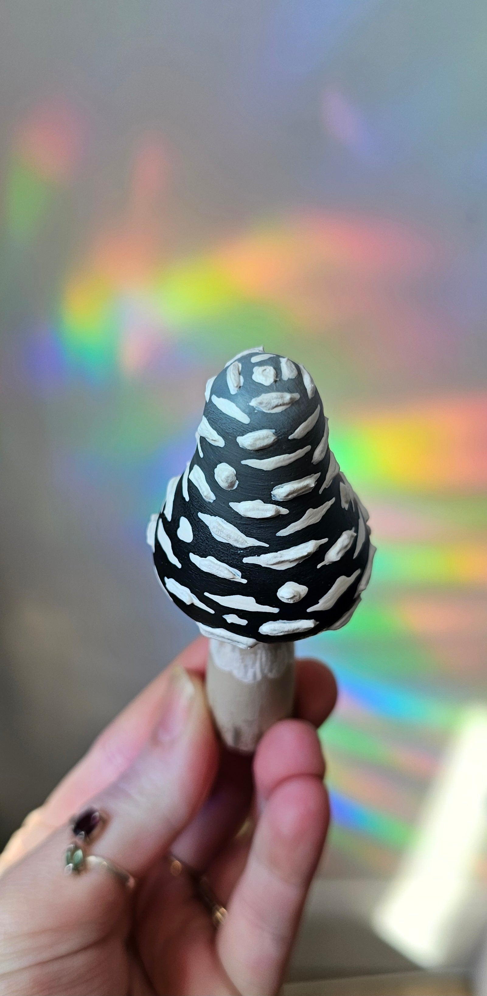 Champignon texturé 🖤🤍