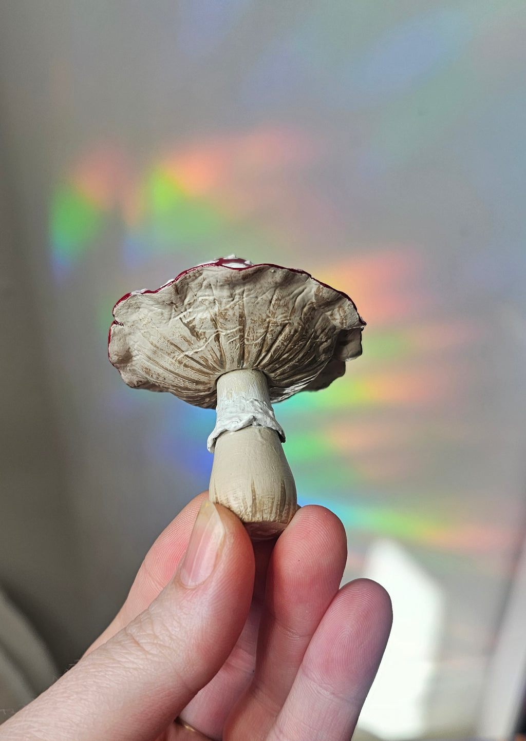 Champignon sculpté avec pâte texturante 🍄